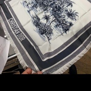 Dior silk scarf